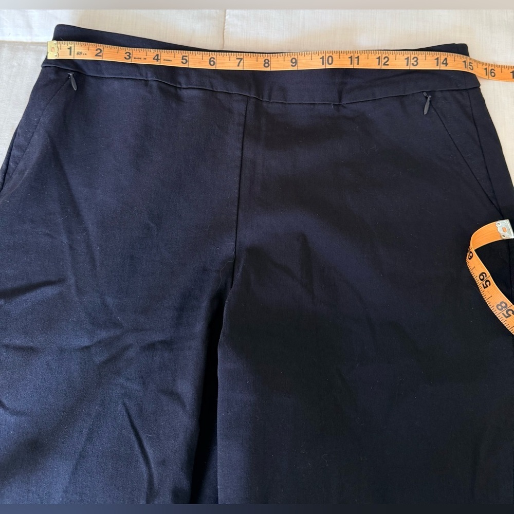 Chicos perfect stretch black modest above knee dress casual shorts zip pocket 8 - Picture 8 of 10